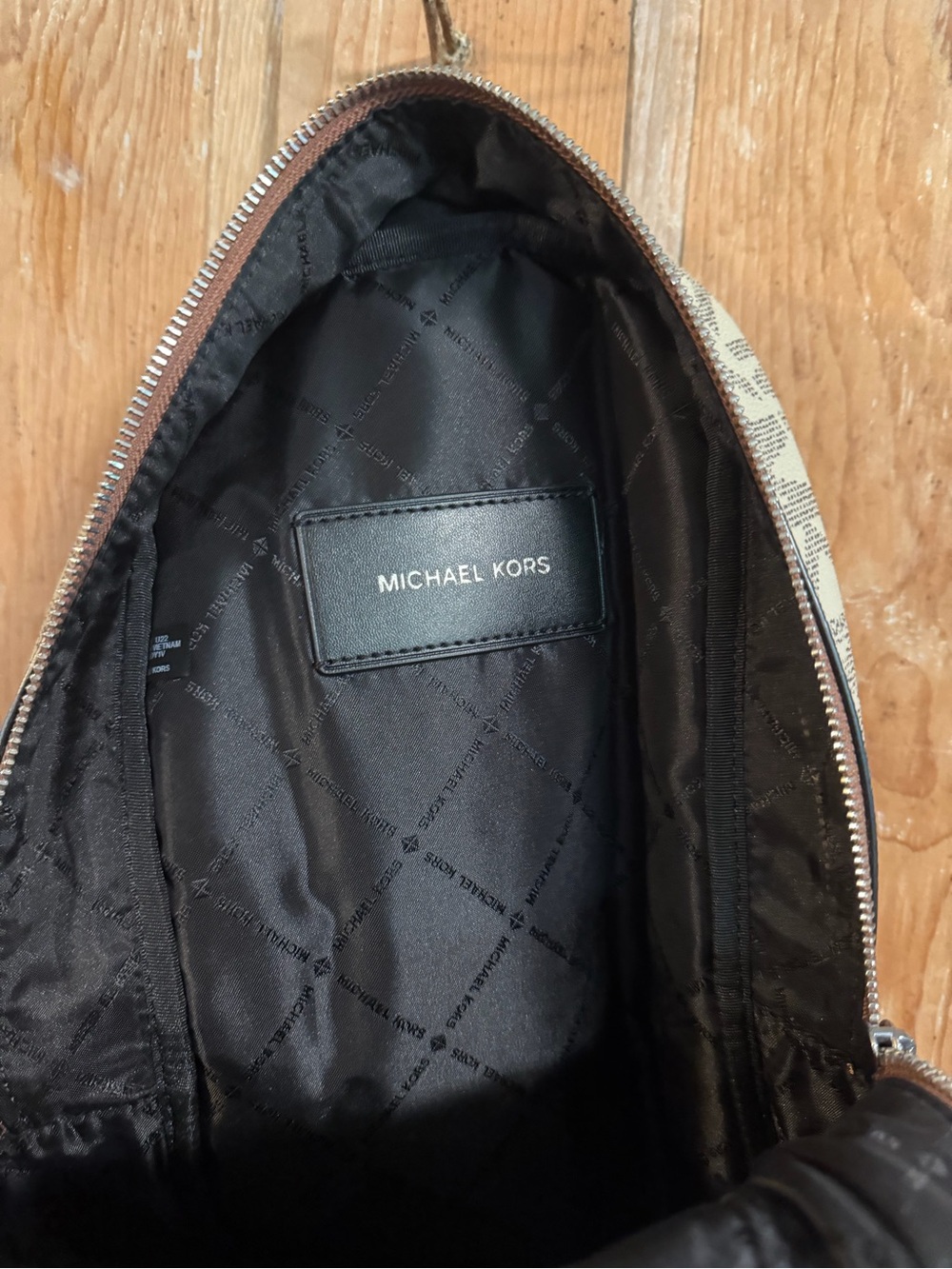 Michael Kors Cooper Chino Commuter Sling backpack - Picture 9 of 14
